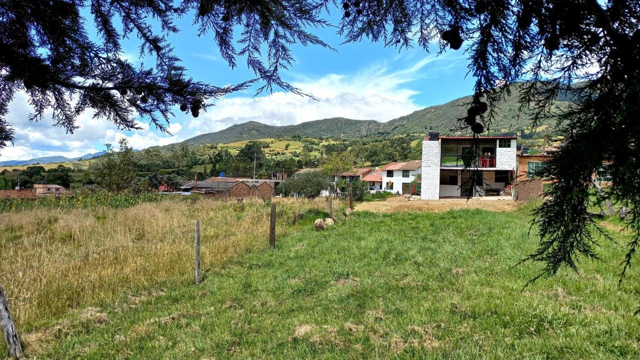 Hospedaje Y Camping Del Rio Monguí Exteriér fotografie
